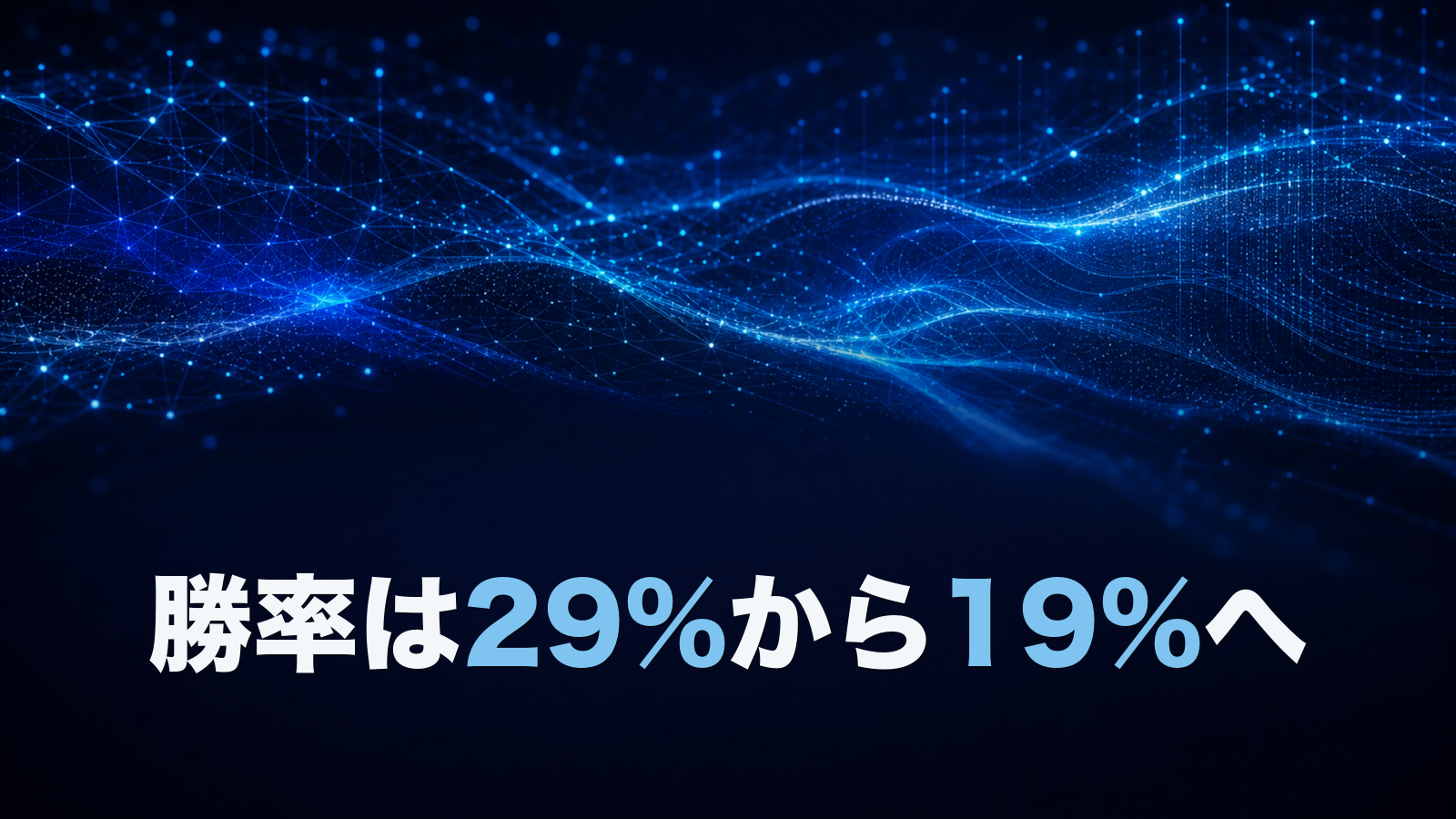 B2Bの勝率が29%から19%へ。落ちる商談に共通する遅延と決裁者不在。